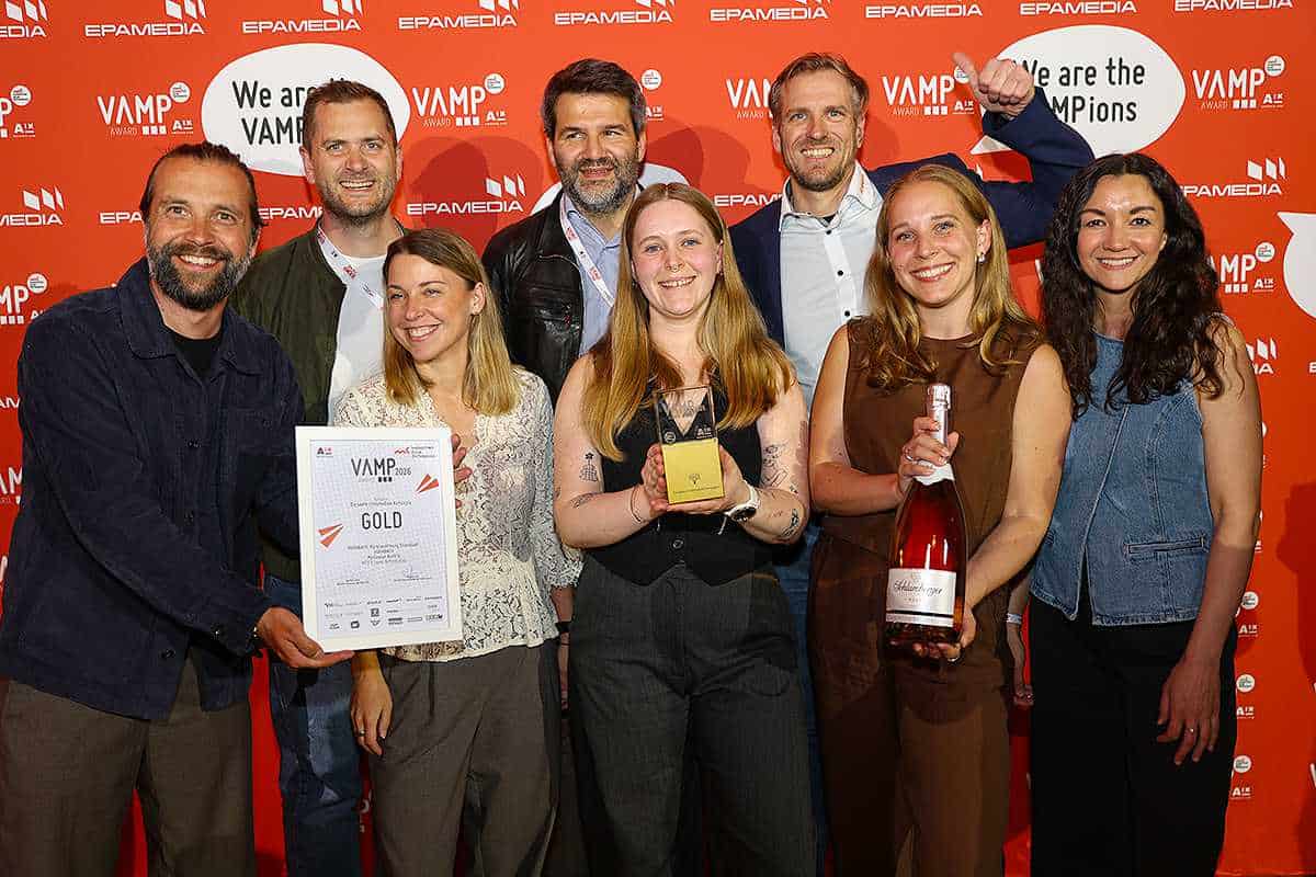 Kat 4_4_Gold_VAMP Award 2026_Die beste crossmediale Kampagne_Fotocredit Günther Langegger