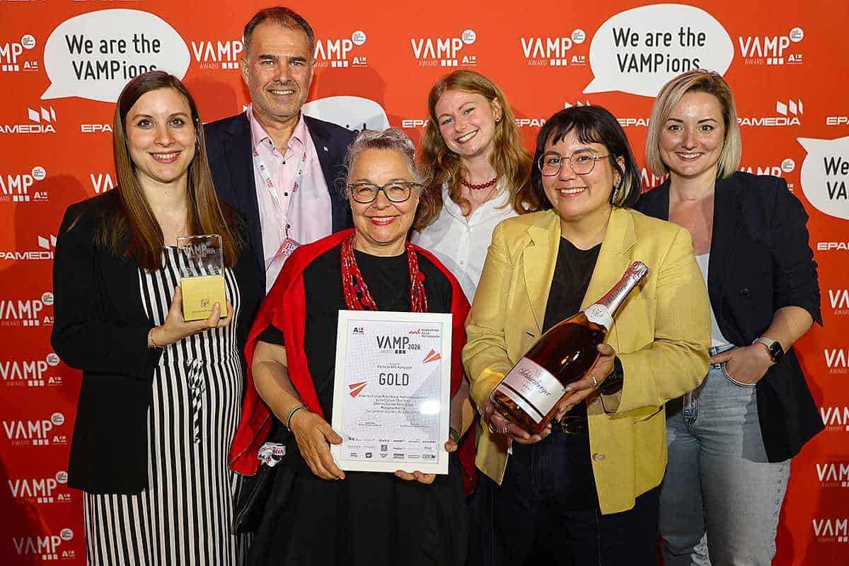 Kat 4_5_Gold_VAMP Award 2026_Die beste NPO-Kampagne _Fotocredit Günther Langegger